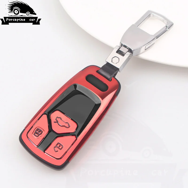 

ABS Car key case car styling key case for AUDI A4 B9 Q5 Q7 TT TTS s 8s 2016 2017 car keyless remote car accessories