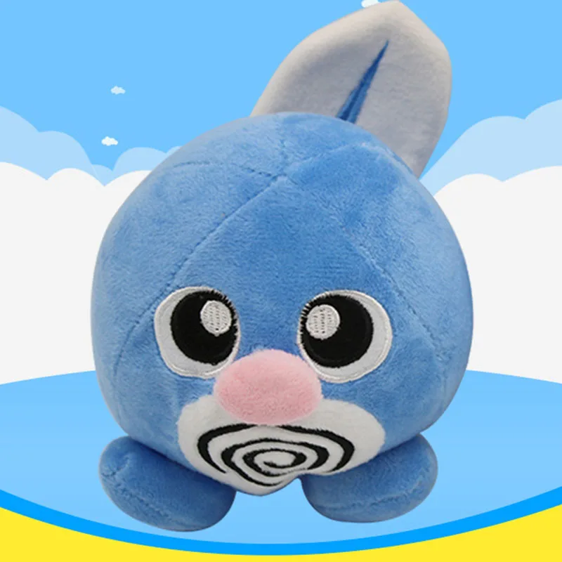 TAKARA TOMY Покемон 15 см милые персонажи аниме Poliwag Мягкие плюшевые игрушки тип воды покемон плюшевые куклы Подарки для детей