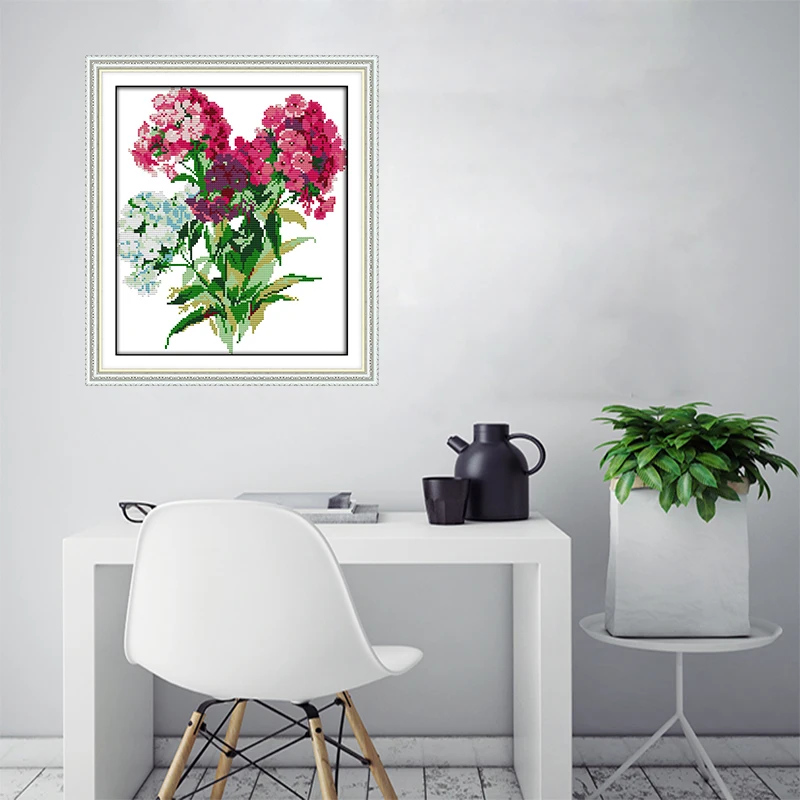 Joy Sunday красивый яркий букет из небольших рукоделий DIY для шитья вышивка ручной