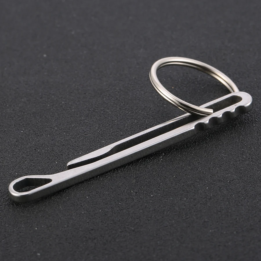 Outdoor Camping Equipment Stainless Steel Key Clip Money Backpack Buckle Charm Keychain Men Keyring Souvenir Gift J066 | Украшения и
