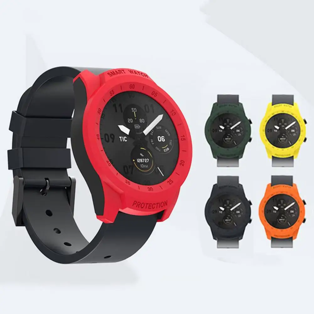Чехол для смарт часов все включено экран силиконовый чехол для Ticwatch Pro Чехол для TicWatch Pro