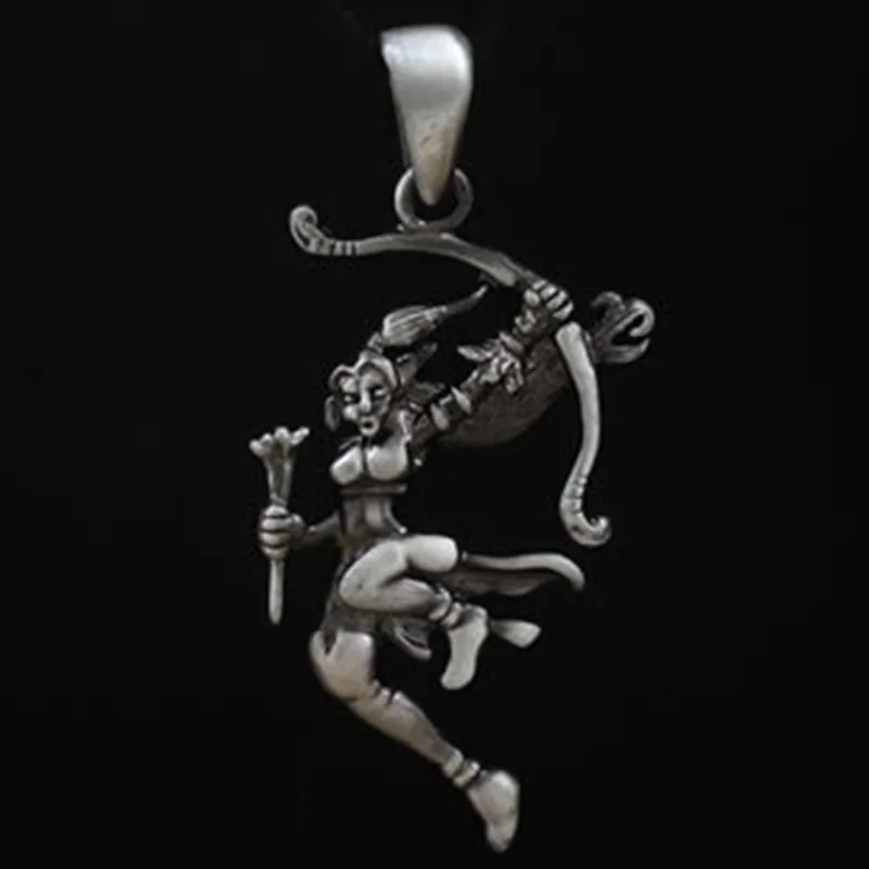 2019 Фея Shooter Темный мечта сплав подвеска ожерелье панк Винтаж Для женщин мужчин