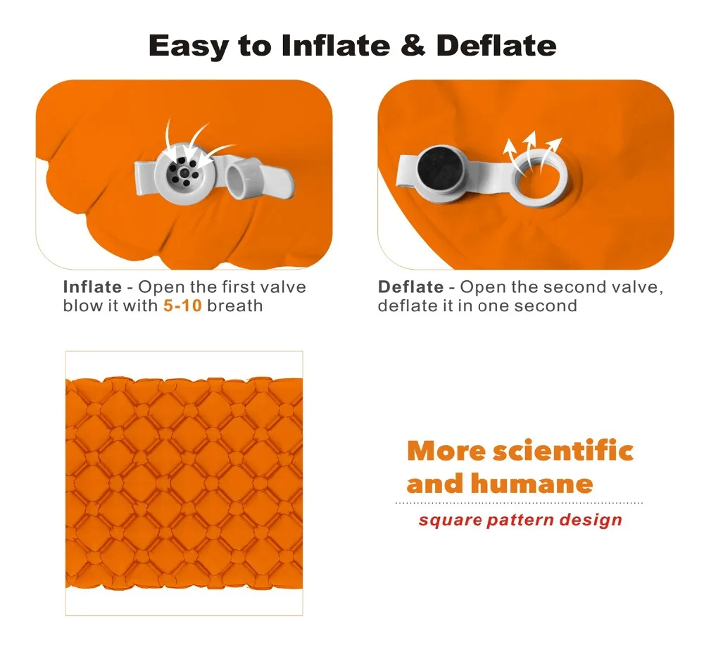 Коврик для сна пляжный коврик кемпинга надувная подушка спальный мешок матрас