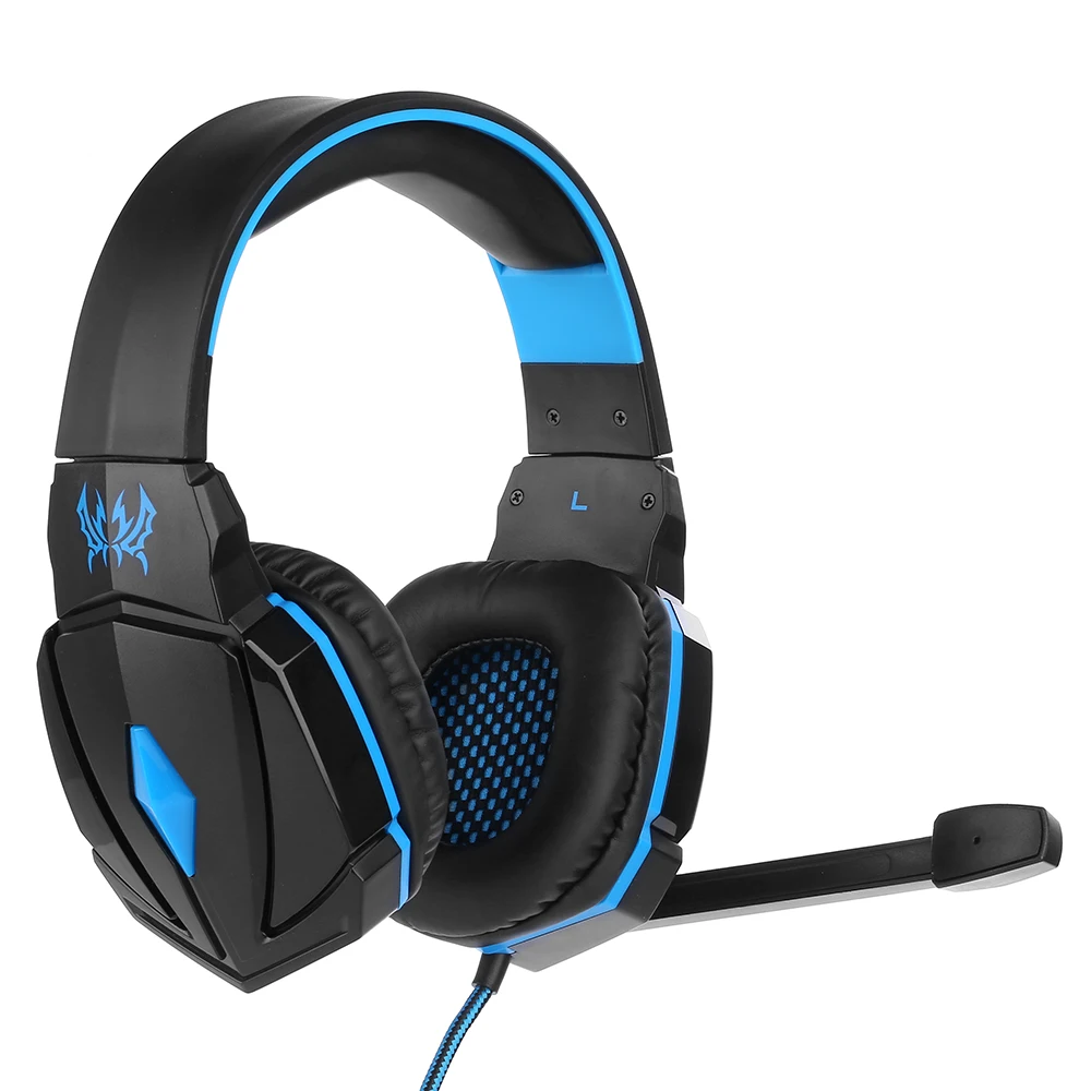 Игровые наушники KOTION G4000 компьютерные стерео светодиодный с глубокими басами для