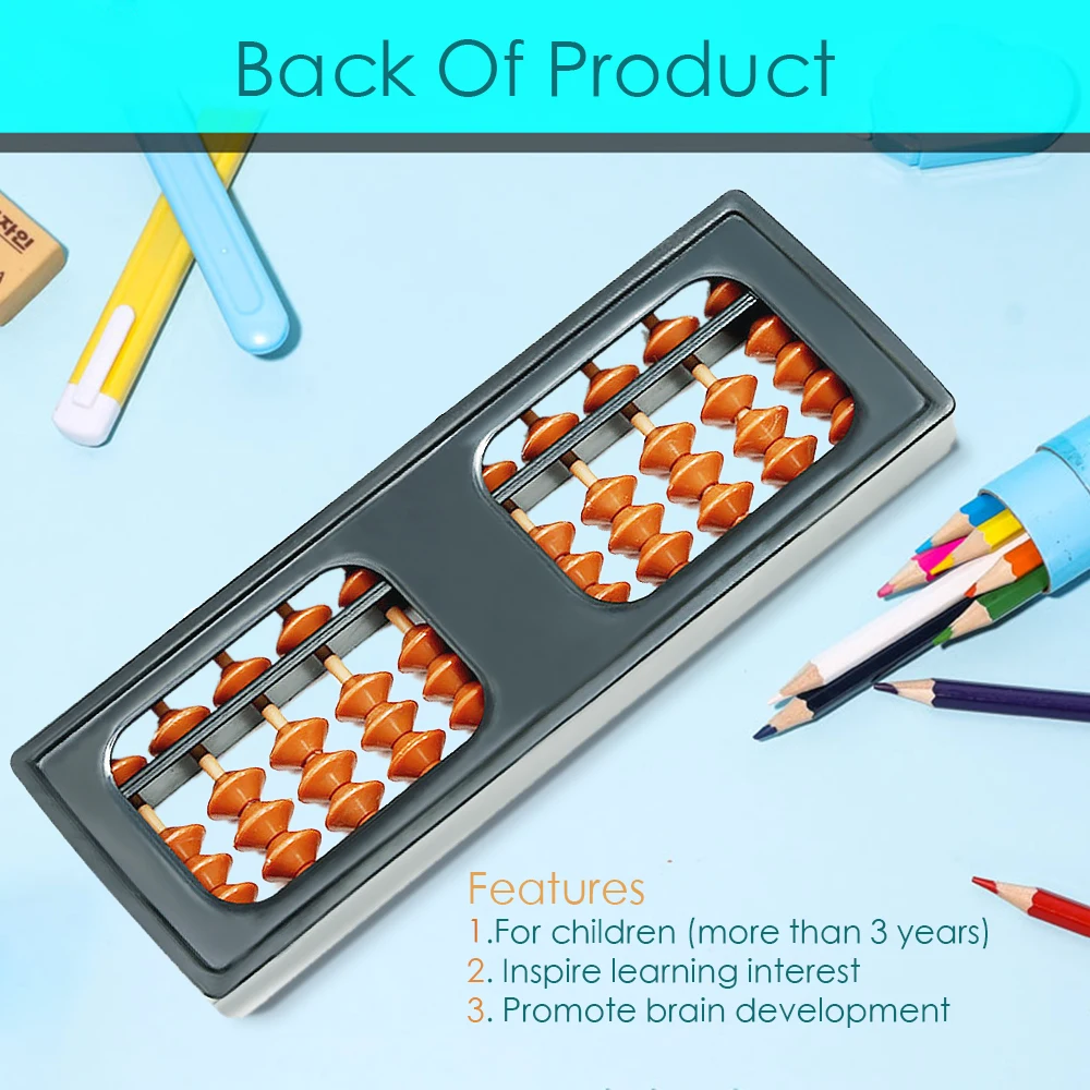 Математические Игрушки 17 или 11 цифр Abacus пластиковые бусины китайские традиционные развивающие игрушки детские школьные Обучающие приспособления инструмент для развития мозга