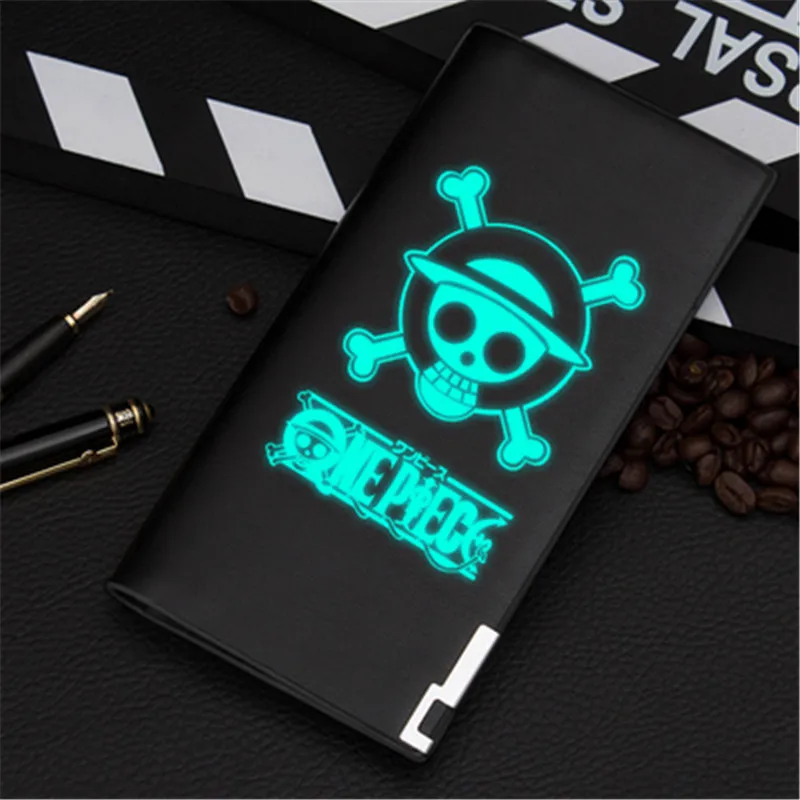 Светящийся кошелек для карт Chopper Luffy сумка короткий из искусственной кожи с