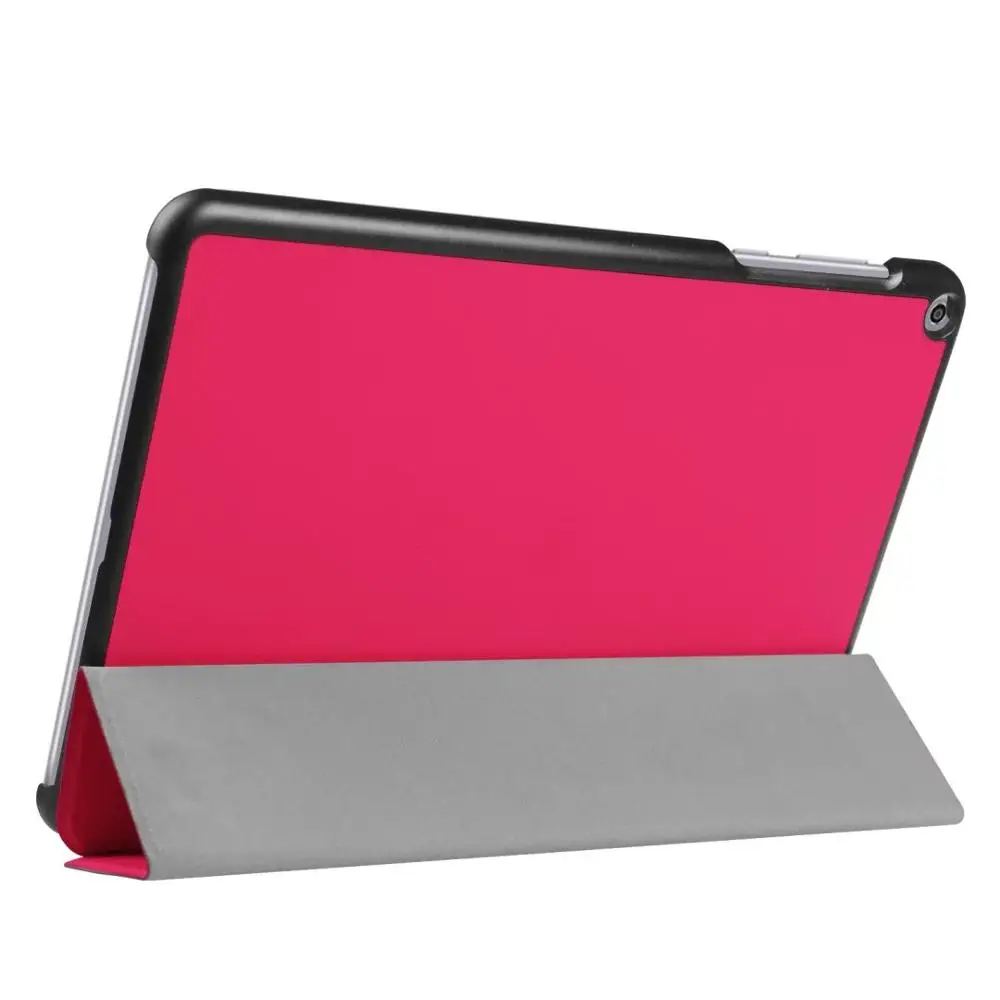 rose red Чехол для Asus ZenPad Z500KL тонкий магнитный складной Смарт-Чехол из искусственной кожи чехол для Asus ZenPad 3S 10 LTE Z500KL 9,7 дюймов+ пленка+ ручка - Цвет: rose red