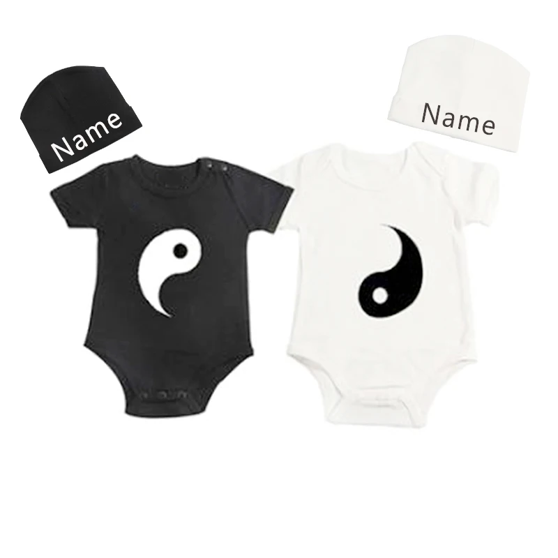 Culbutomind Yin Yang Twins/Детские костюмы с короткими рукавами комплект из 2 предметов