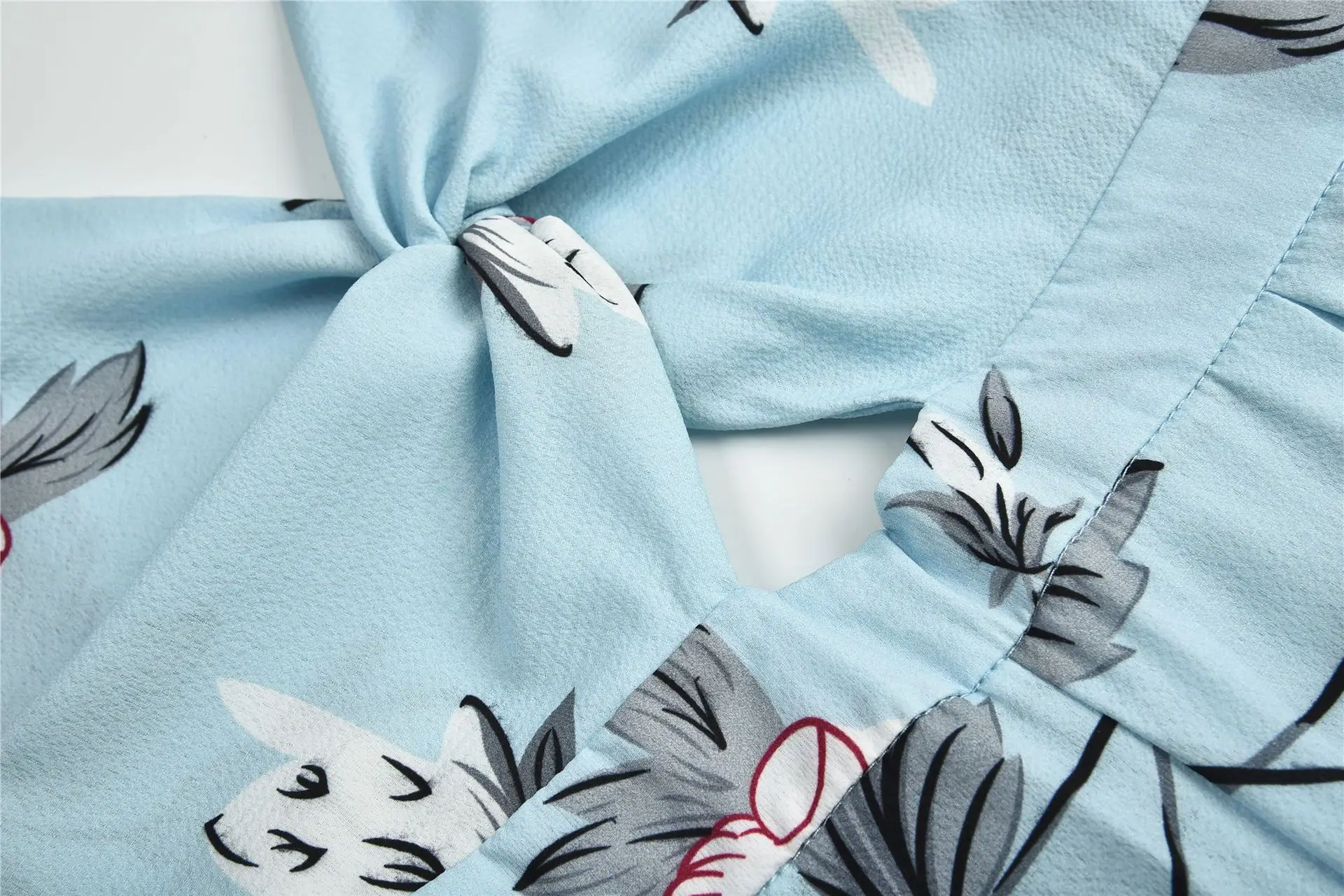 Летний комбинезон с принтом v образный вырез сексуальное пляжное боди уличная