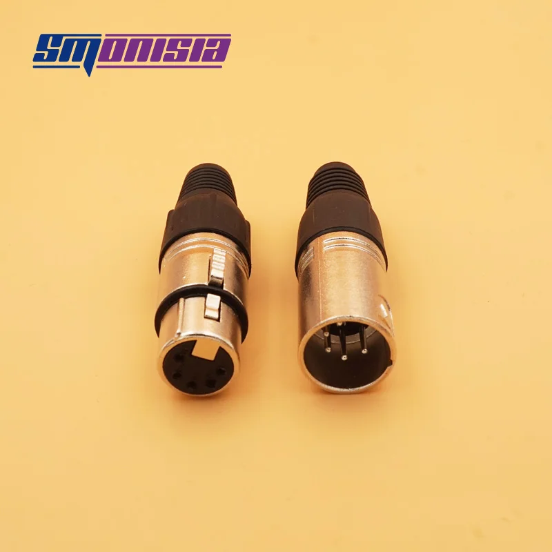 Smonвам 10 шт./лот 3/4/5 Pin XLR аудио Кабельный соединитель микрофонная панель крепление