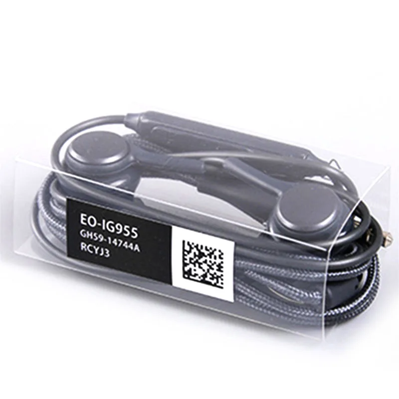 Высококачественные проводные наушники 1 2 м с микрофоном 3 5 мм спортивные