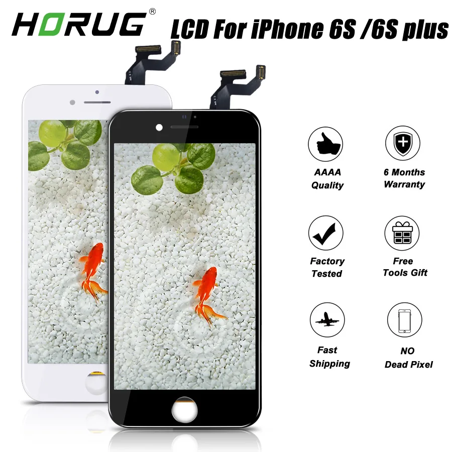 HORUG AAAA качественный ЖК экран для iPhone 6S PLUS дисплей в сборе Замена дисплея