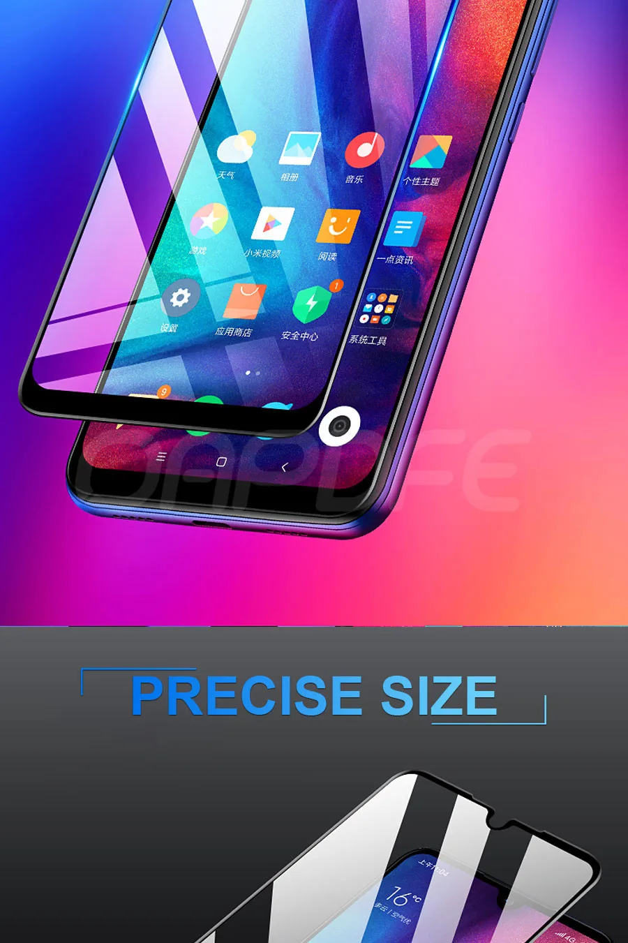 9D Защитное стекло для Xiaomi Redmi 7 6 Pro 6A S2 5 Plus 5A Note 5 5A 6 7 Pro, закаленное защитное стекло, чехол