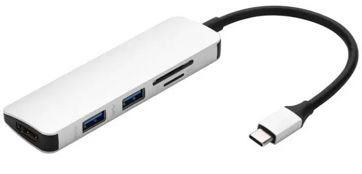 LBSC Type-C USB 3 0 до 4K HDMI SD TF кардридер 5в1 концентратор адаптер для Macbook гаджет