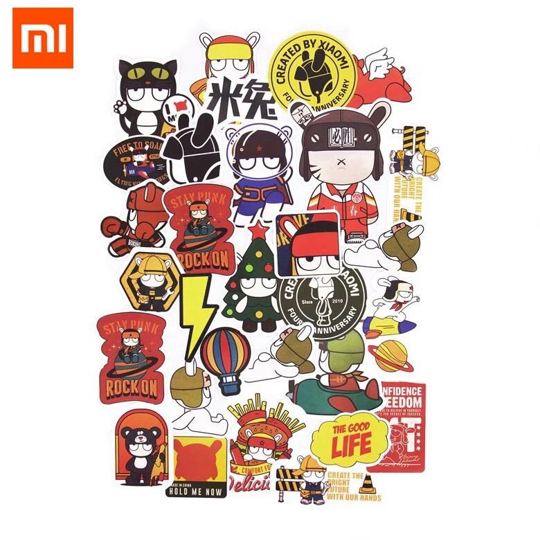 Наклейки Xiaomi mitu разных цветов 15 шт.|xiaomi xiaomi|stickers cartoonstickers funny |
