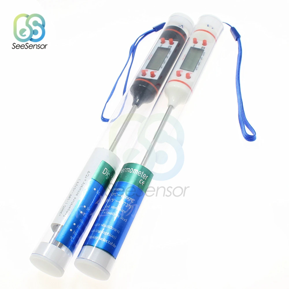 Цифровой Кухонный Термометр для барбекю электронный прибор из нержавеющей стали