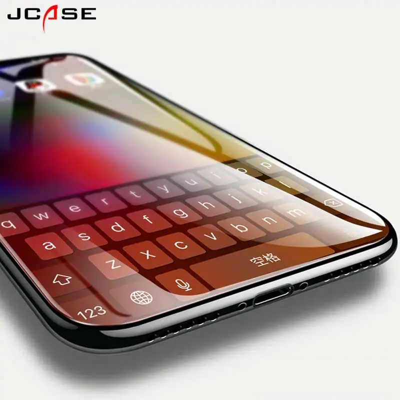 5D изогнутое закаленное стекло для iPhone X защита экрана Защитное 6 6S 7 8 Plus 10 на
