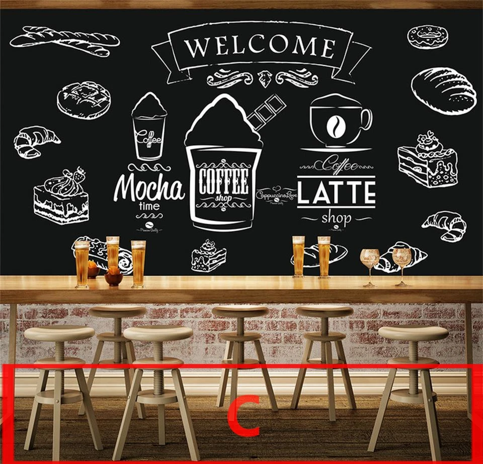 Пользовательский размер 3d фото обои для комнаты роспись Доска мелом Западный