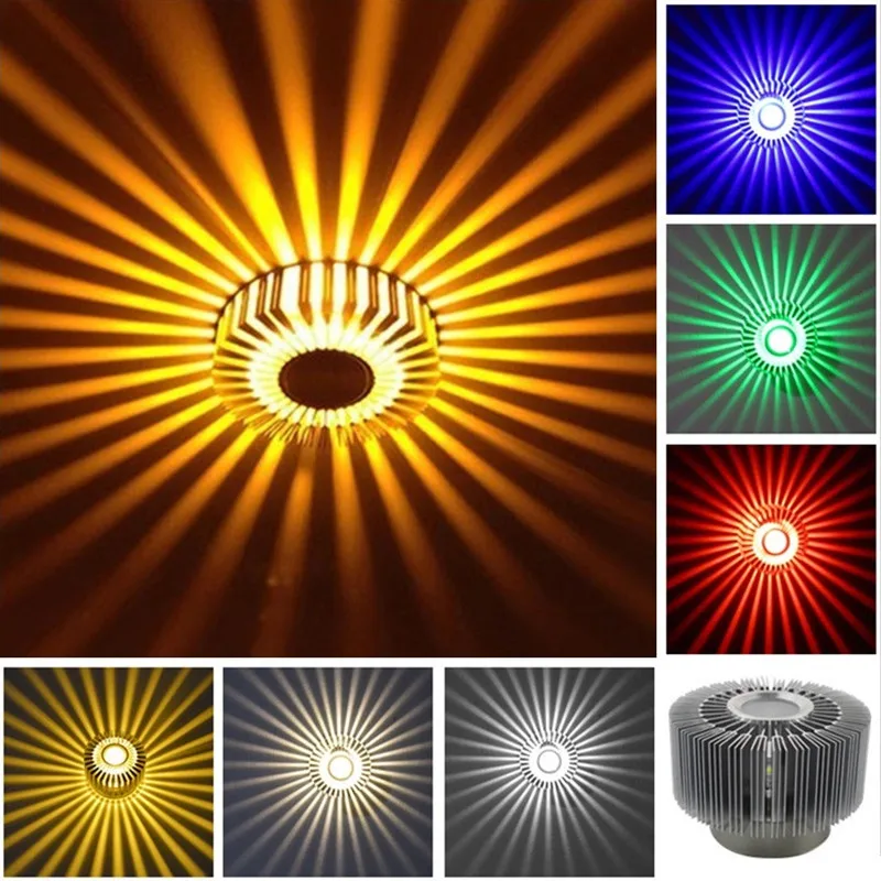 Современный светодиодный настенный светильник 3 Вт креативный потолочный с