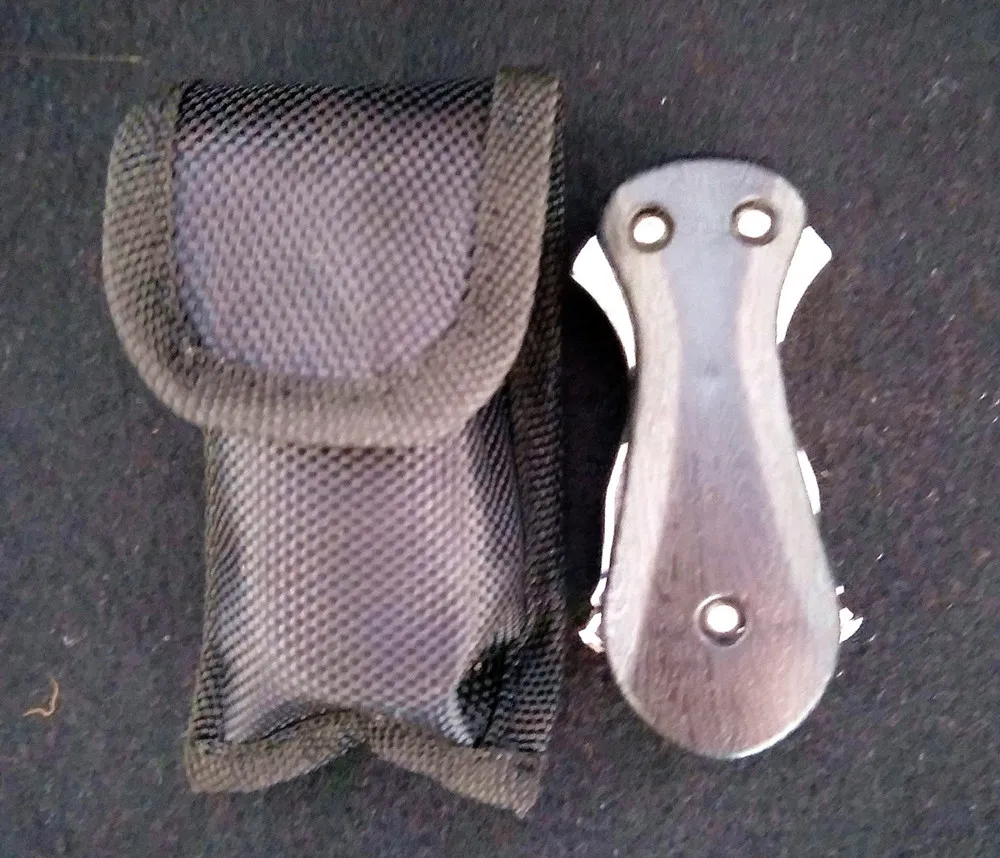 Портативная мини складная рогатка из сплава профессиональная плоской резины с