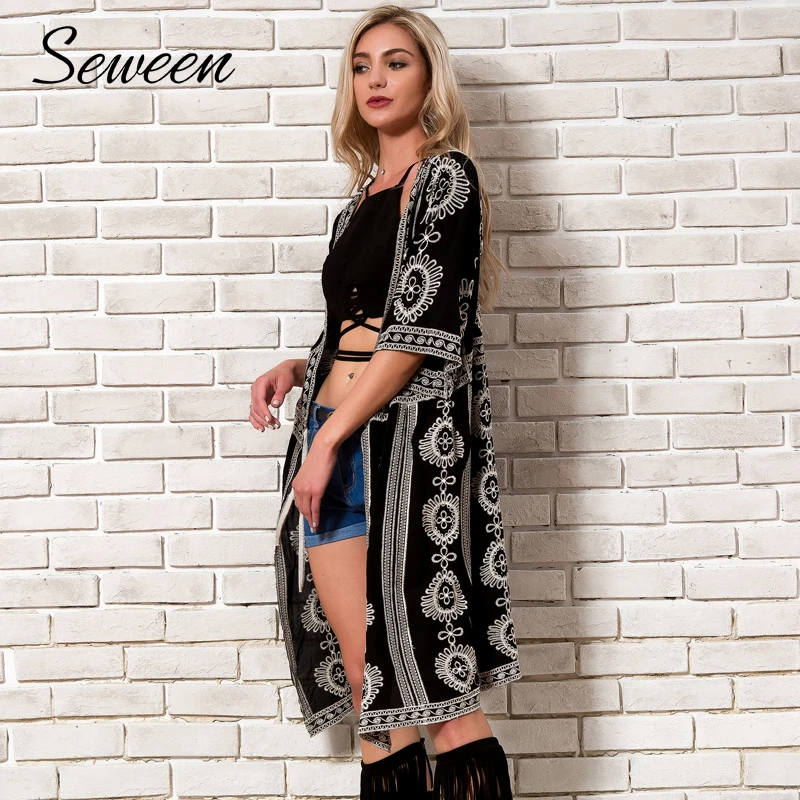 Для женщин Boho Кружева Бикини Cover Up 2018 новые летние поступления Половина рукава