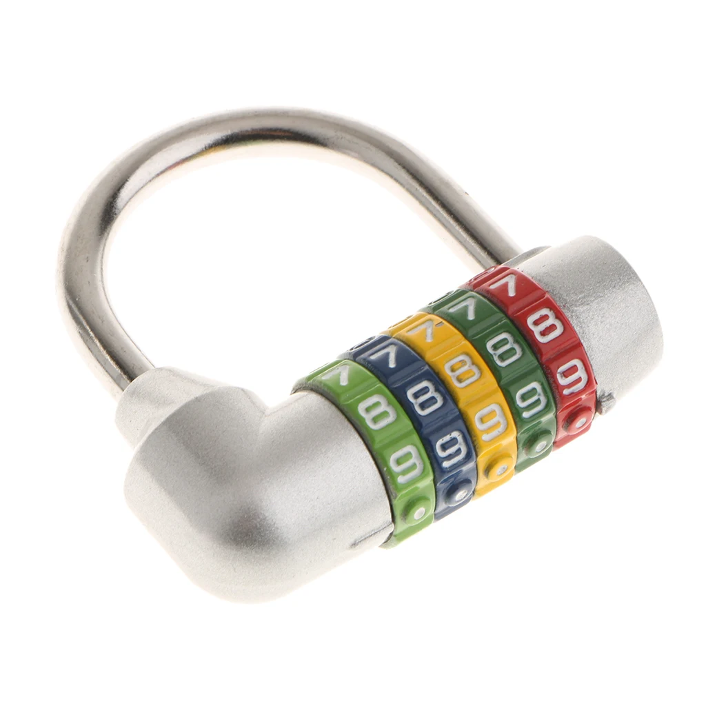 Замок из цинкового сплава с 5 цифрами кодовый замок паролем|password lock|combination padlockcode