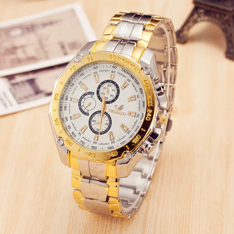 

Mens Quartz Analog Watch Luxury Fashion Sport Wristwatch Stainless Male Watches Clock Relogio Masculino