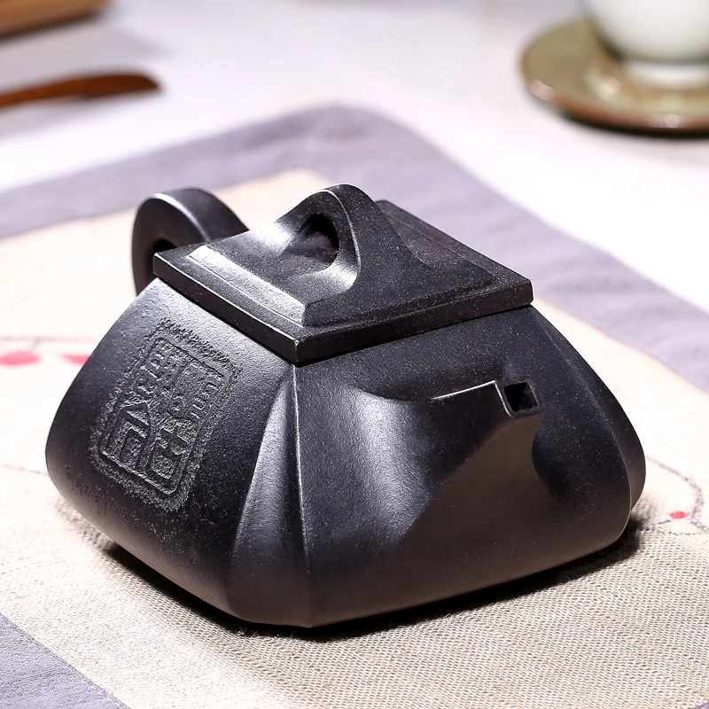 Аутентичный исинский чайный горшок 290cc Master ручной работы Shi Piao кварцевый каменный