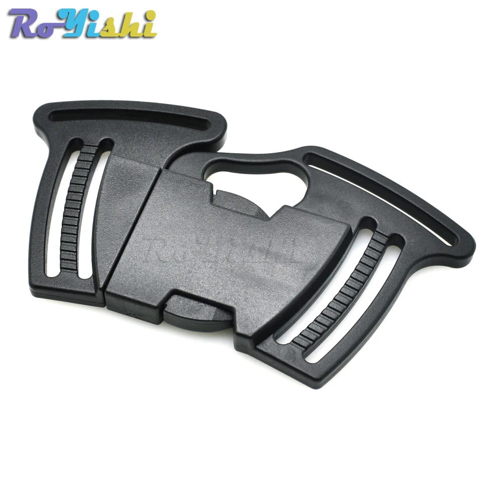 Пластиковые черные 4 сторонние разборные застежки диаметром 40 мм 1 1/2 дюйма|release