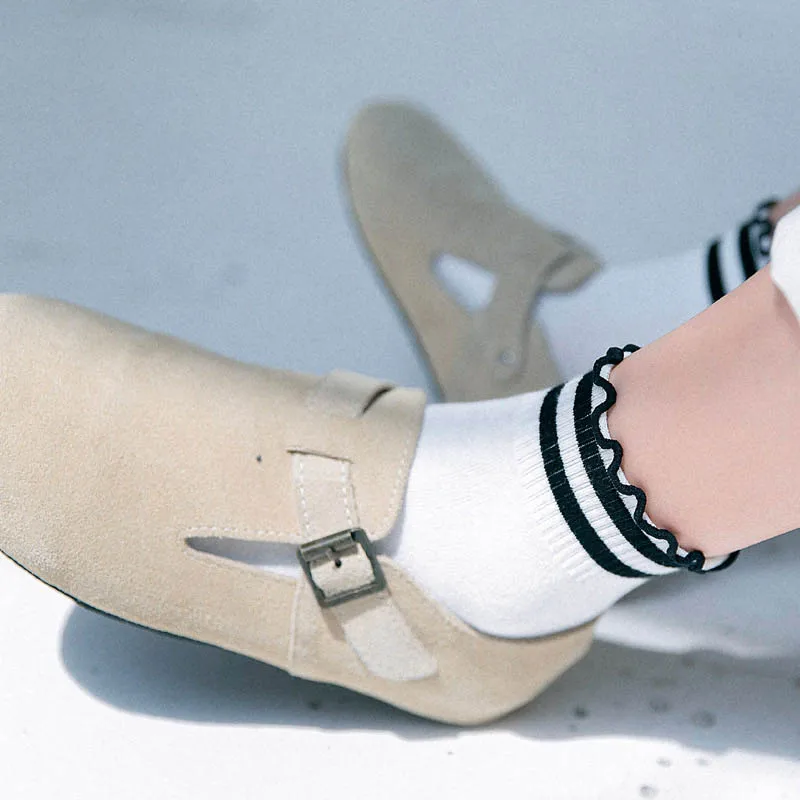 [EIOISAPRA] Socks Expression Pattern Series Harajuku Wind Embroidery Face Low Short Socks Cotton Women's Solid Boat Socks