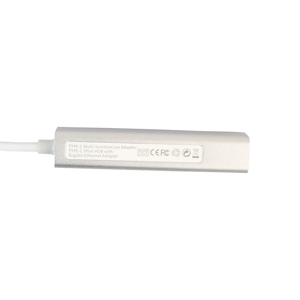 Сетевая карта Тип C до 3,0 Порты usb с RJ45 10/100/1000 Gigabit Ethernet сетевой адаптер USB-C концентратор для PC/Mac OS Поддержка Windows