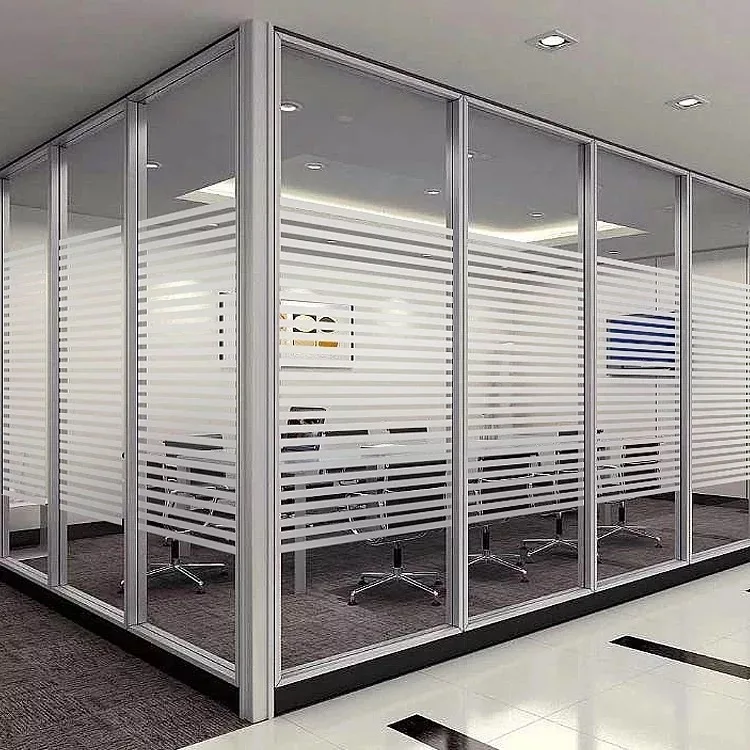 Полосатая стеклянная матовая Защитная оконная пленка наклейка стекляная