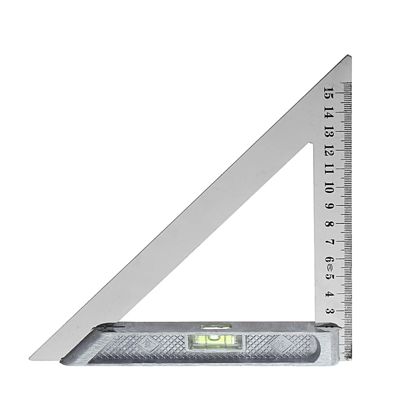 Triangle Ruler Alloy with Bead Horizontal Woodworking Measuring Tool 150mm | Инструменты