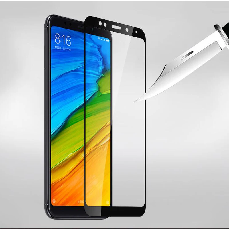 2 шт. закаленное стекло для Xiaomi Redmi Note 5 Защита экрана полное покрытие Pro Защитная