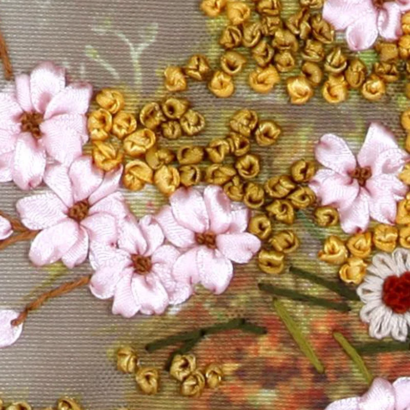 Новое поступление Сделай Сам необработанные 3D ленты вышивка картины наборы