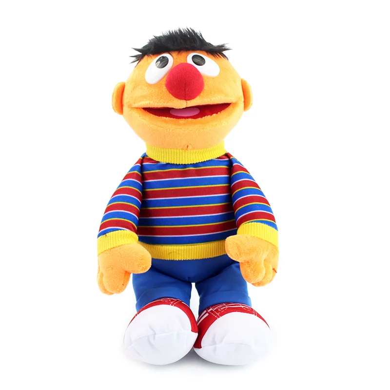 Ernie Улица Сезам плюшевая игрушка Элмо Оскар печенье Гровер Зои Эрни большая птица мягкая раннее образование мягкие куклы - Цвет: Ernie