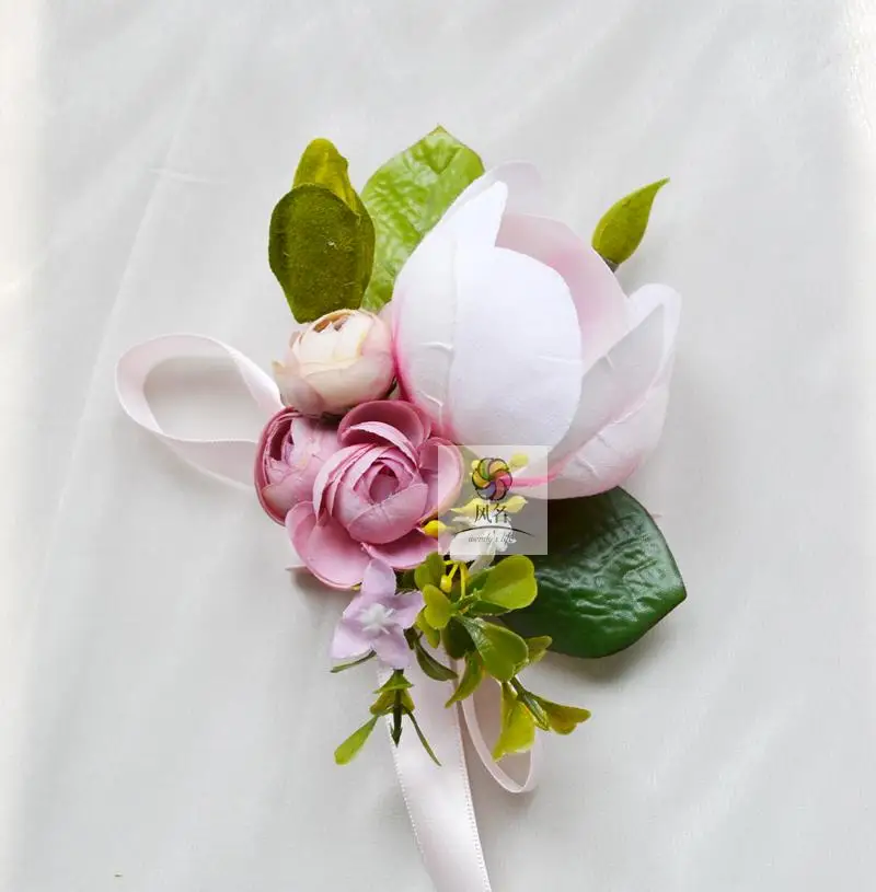 Бесплатная доставка светло-розовая Ретро Нефритовая Орхидея розы свадебные