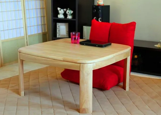 Современные ножки для мебели, деревянные гетры для ног Kotatsu, стол с подогревом, квадратный 80 см, натуральный, для гостиной, японский стиль, татами, дизайн стола