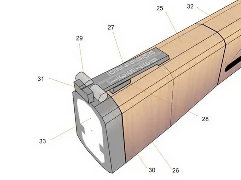 DIY 1:1 драгунов снайперская винтовка SVD Бумажная модель Сборка ручной работы 3D игра-головоломка детская игрушка