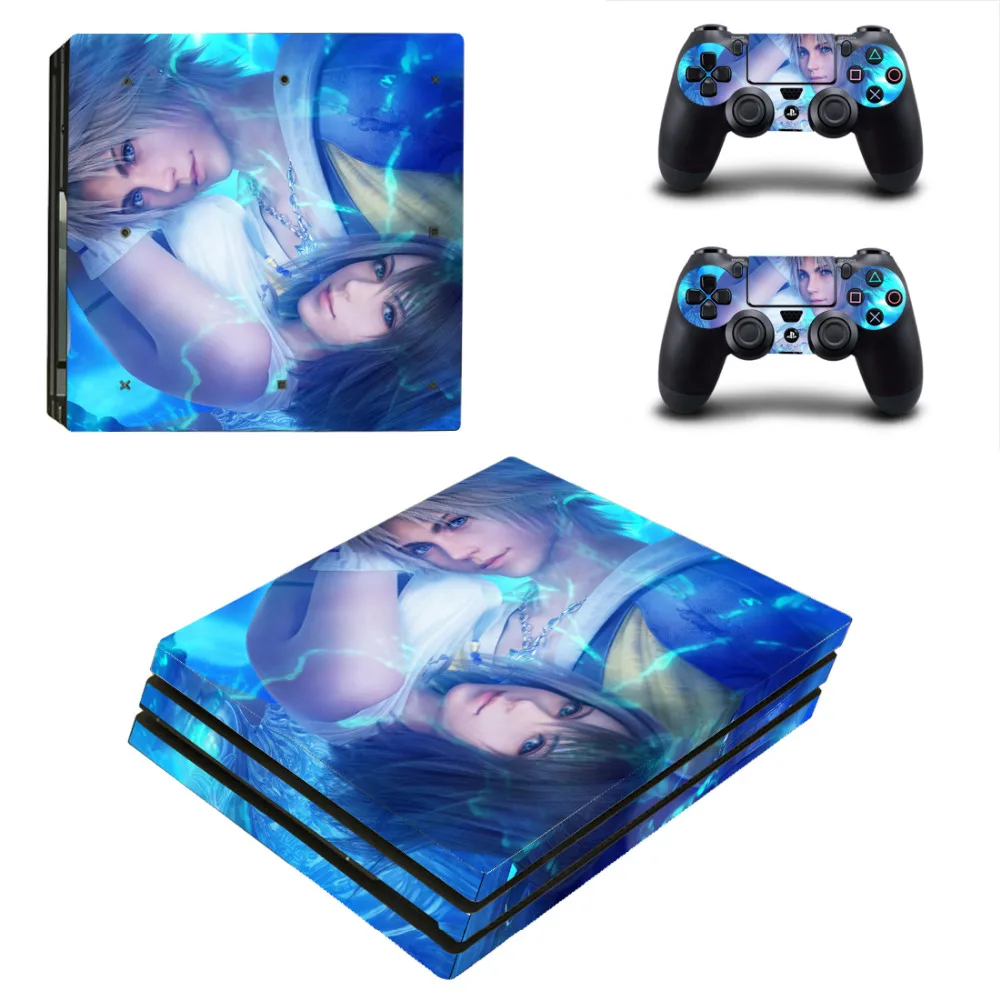 Final Fantasy наклейка PS4 Pro кожи Стикеры для sony Игровые приставки 4 консоль и контроллеры PS4 Pro кожи Стикеры s винил