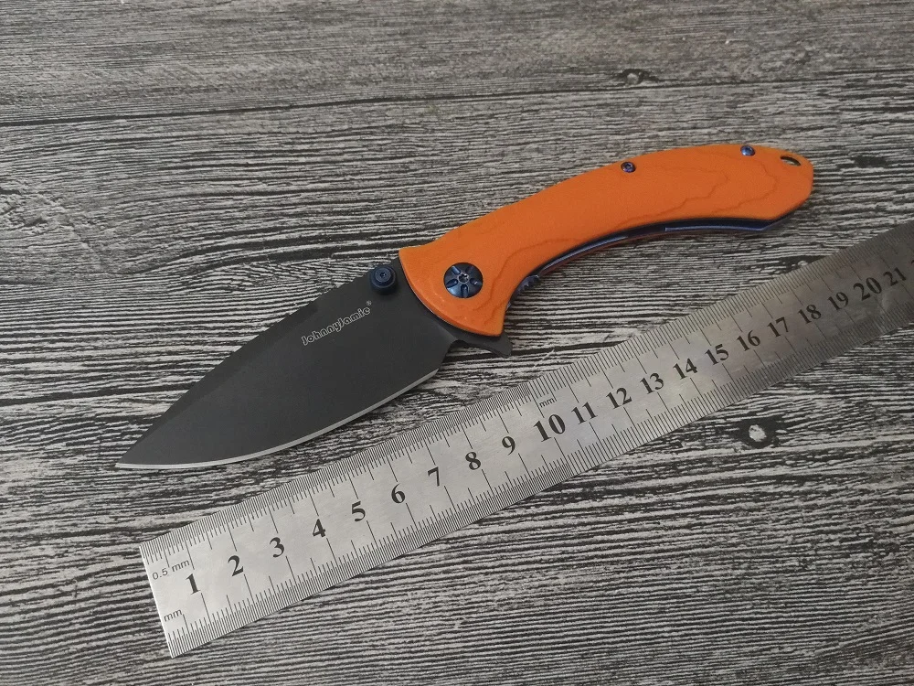 Тактические складные ножи JohnnyJamie Dogbug C814GPORBK 3 5 дюйма лезвие D2 оранжевая Ручка G10