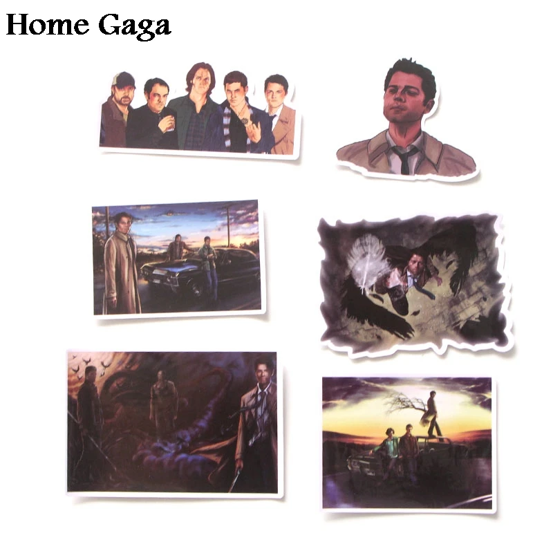 Homegaga 37 шт. Сверхъестественное SPN Дети diy 90s Художественная печать ноутбук телефон ноутбук велосипед Скрапбукинг альбом наклейки D1771