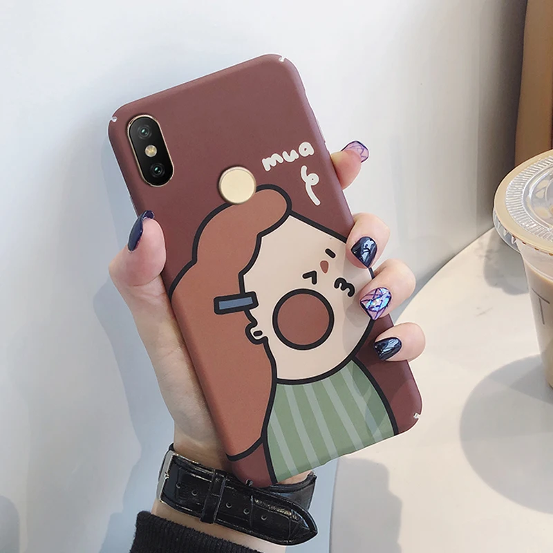 NiLian YonLinTan coque, чехол, чехол, для Xiaomi mi 6X A2 mi A2 mi 6X, Роскошный Жесткий чехол из поликарбоната с милым мультяшным цветочным принтом, чехол s - Цвет: NiLian