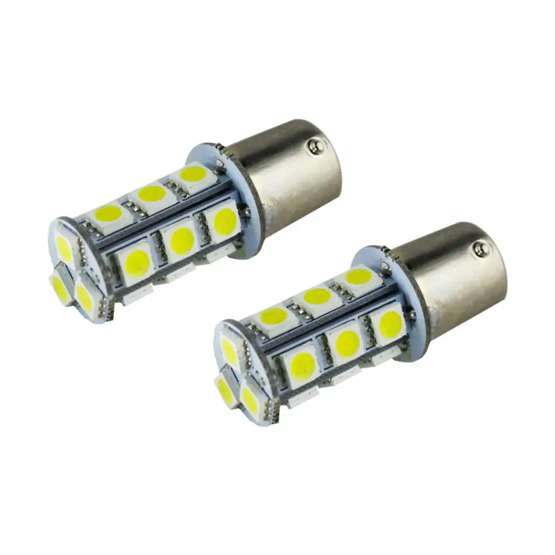 2 шт. Белый 1156 P21W Ba15s 18 5050 SMD светодиодный стоп сигнал заднего света 12 В|18 smd 5050|bulb