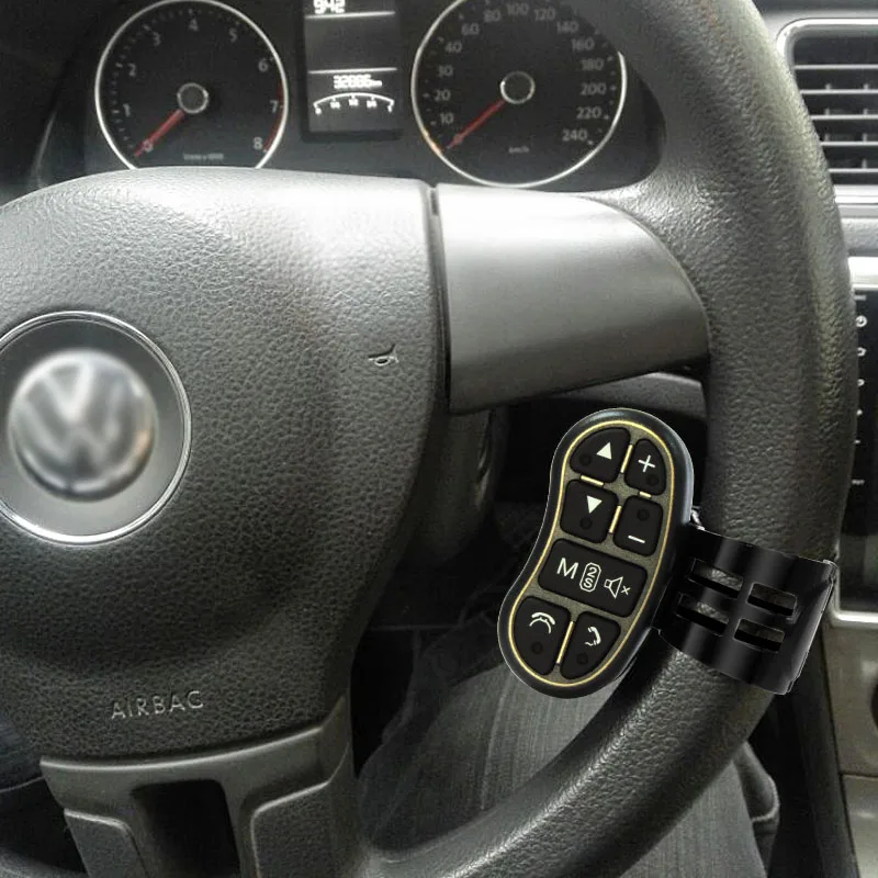 Car steering wheel button remote control lights car navigation DVD / 2 din android Bluetooth wireless Universal | Автомобили и