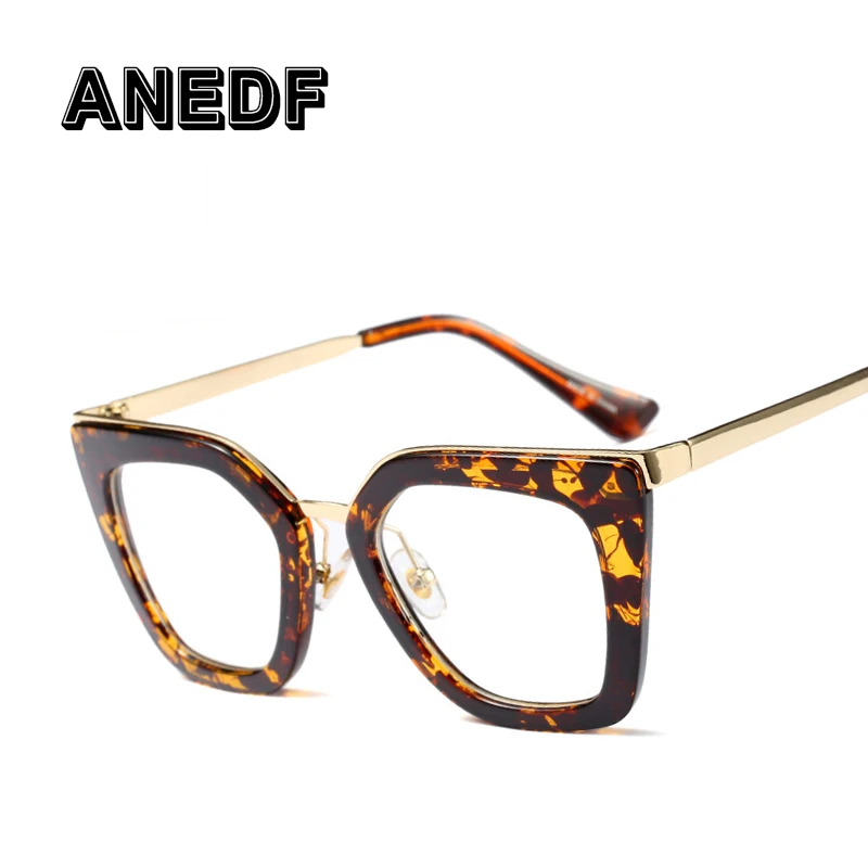 ANEDF 2018 Gafas кошачий глаз женские очки прозрачные линзы оправа для очков модные