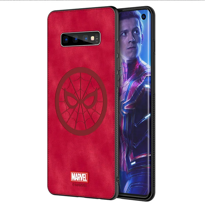 Coque Марвел Тор чехол для телефона для samsung Galaxy S10e Капитан Америка ткань Противоударный задняя крышка для Galaxy S10 Plus