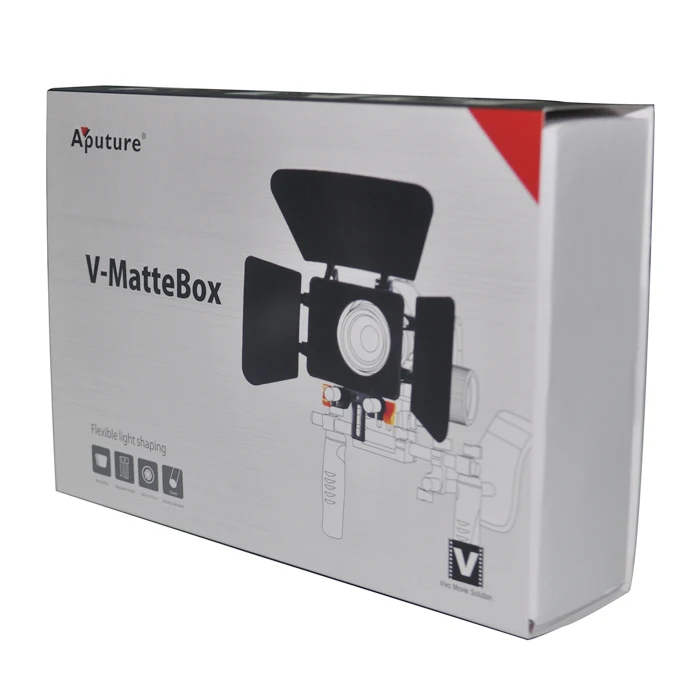 Aputure V Mattebox с солнцезащитным световой барьер Камера Матовая коробка бленда для Canon