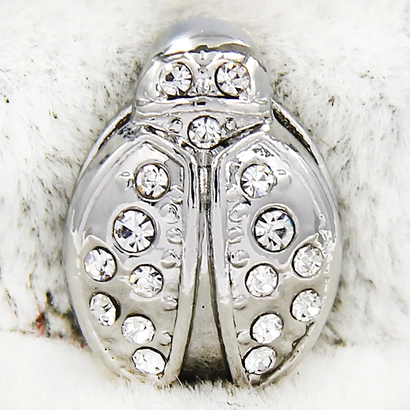 Ювелирные изделия yukam милые хрустальные стразы насекомые Божья коровка жуки