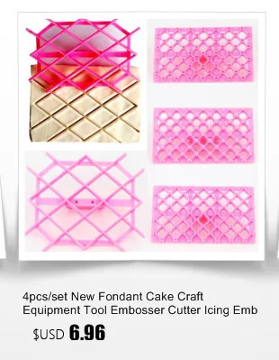 4 шт./компл. пион прочный Fondant(сахарная) устройство для тиснения нож для разрезания торта для приготовления печенья в форме украшения fandont приборы для выпечки и кондитерских изделий